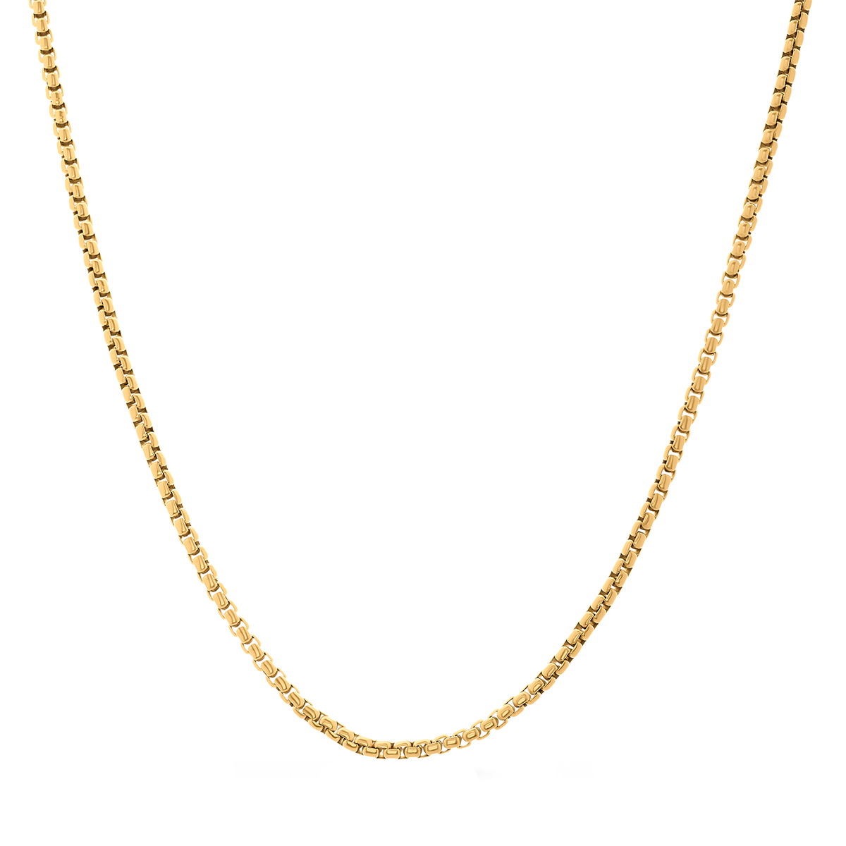 Box Chain Necklace (Gold)