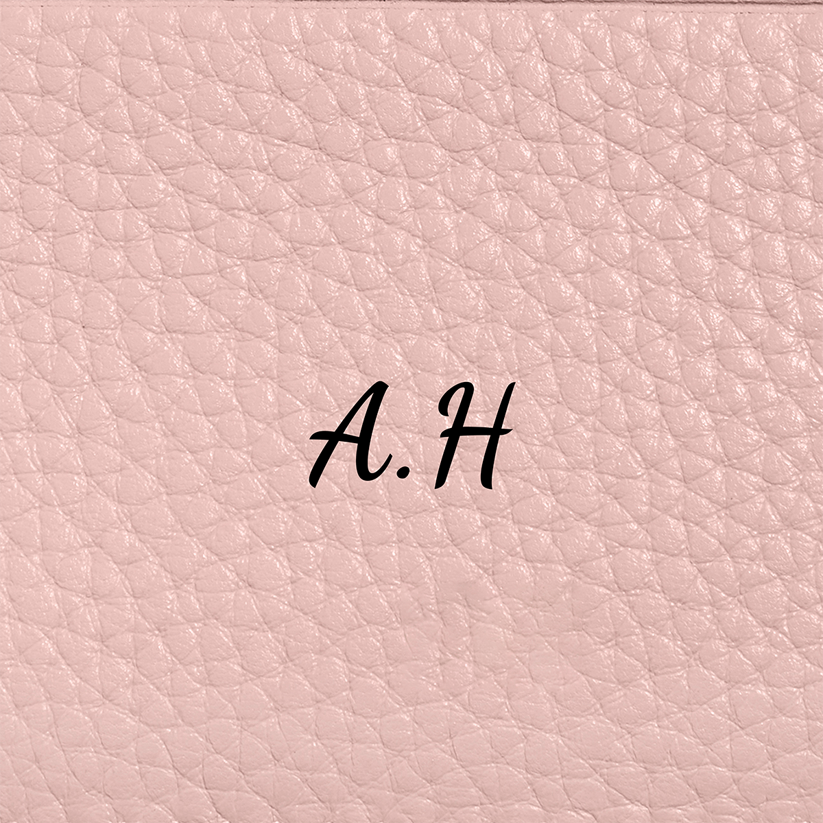 Leather Heart Keyring (Blush Nude)