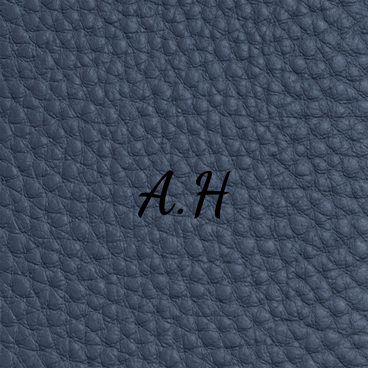 Leather Luggage Tag (Navy)