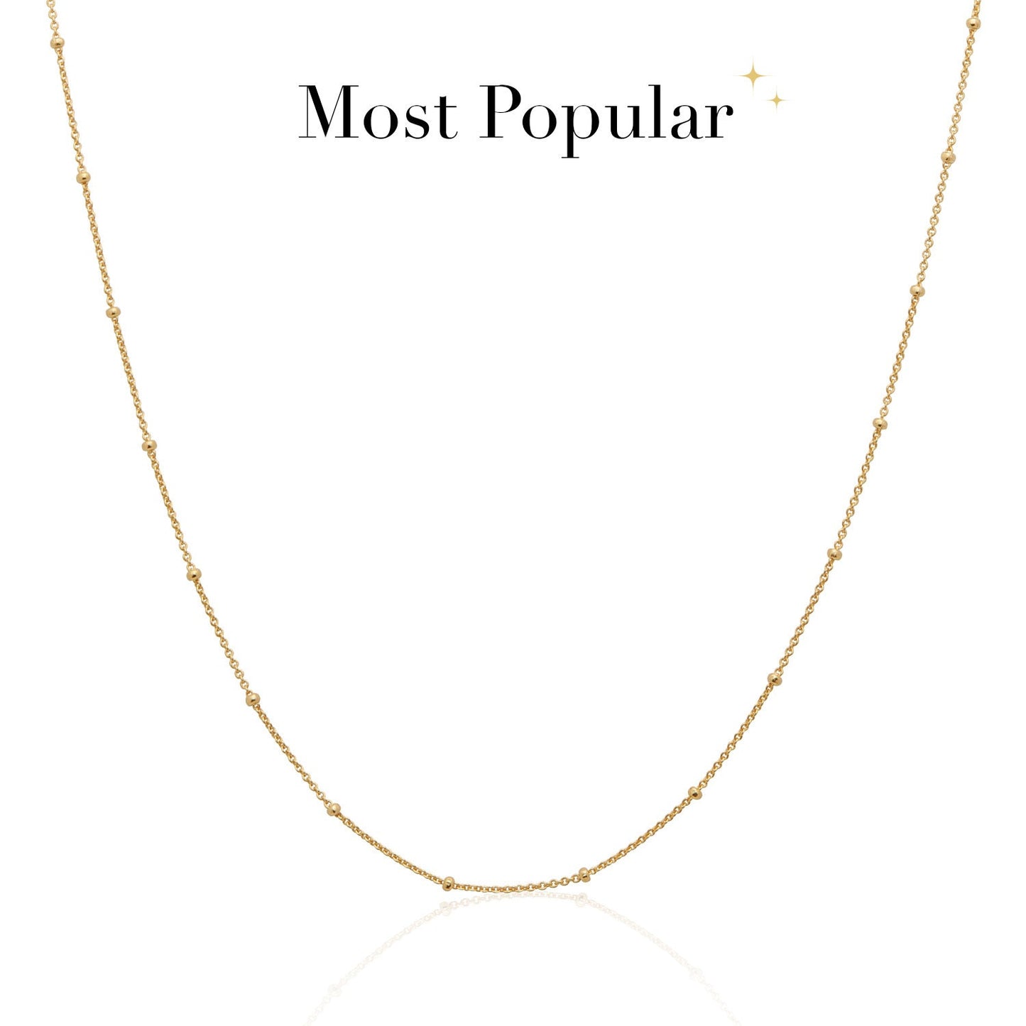 Stories Mini Sphere Necklace (Gold)