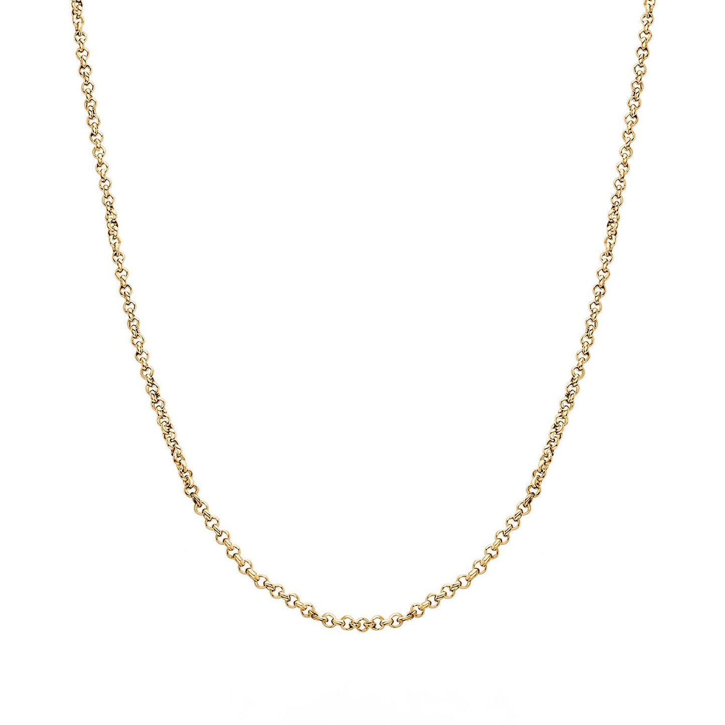 Layering Box Chain Necklace (Gold)