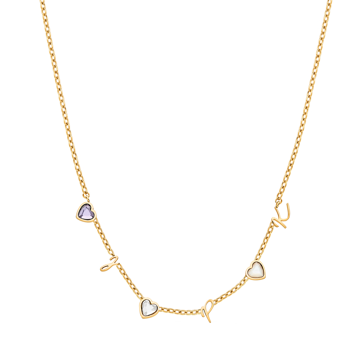 Made Mine Charm Necklace (Gold)