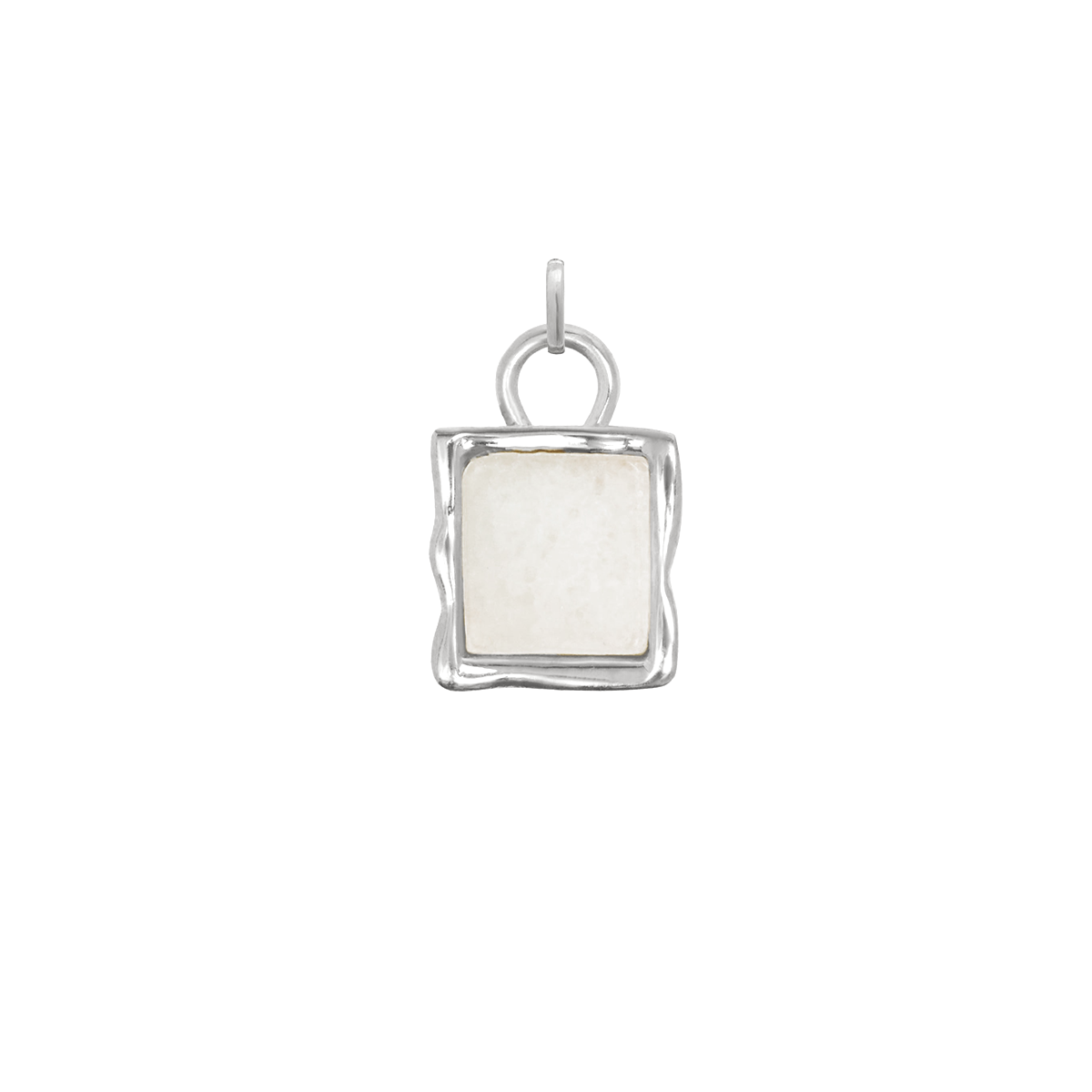 Molten Moonstone Charm (Silver)