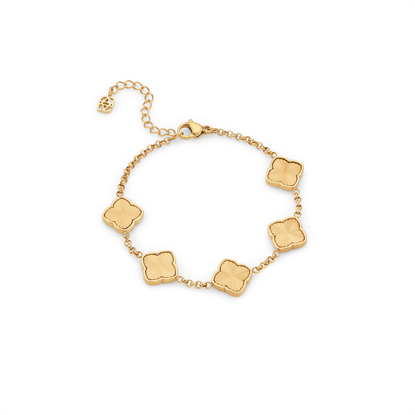 Pearl Belgravia & Bracelet Set (Gold)