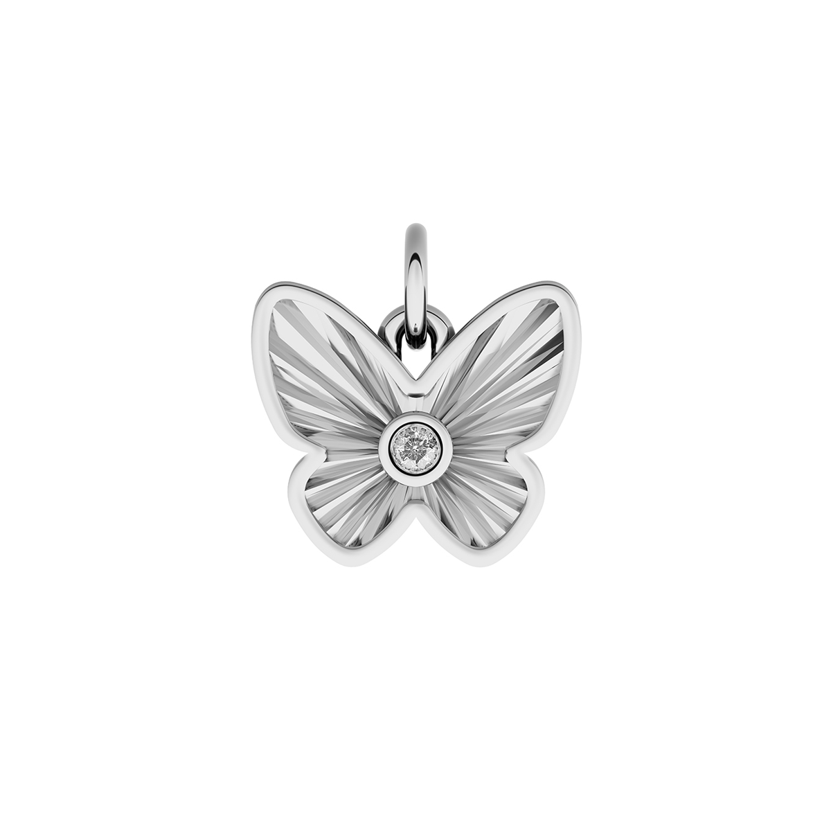 Made Mine Fine Charm - Butterfly (Silver)