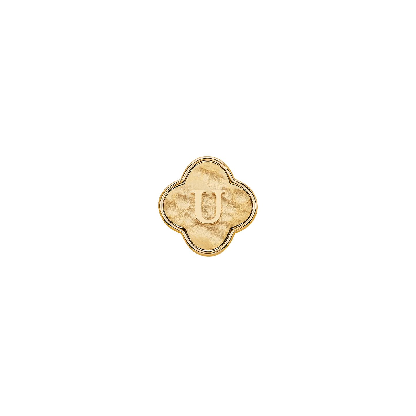 Molten Clover Charms (Gold) - Initials