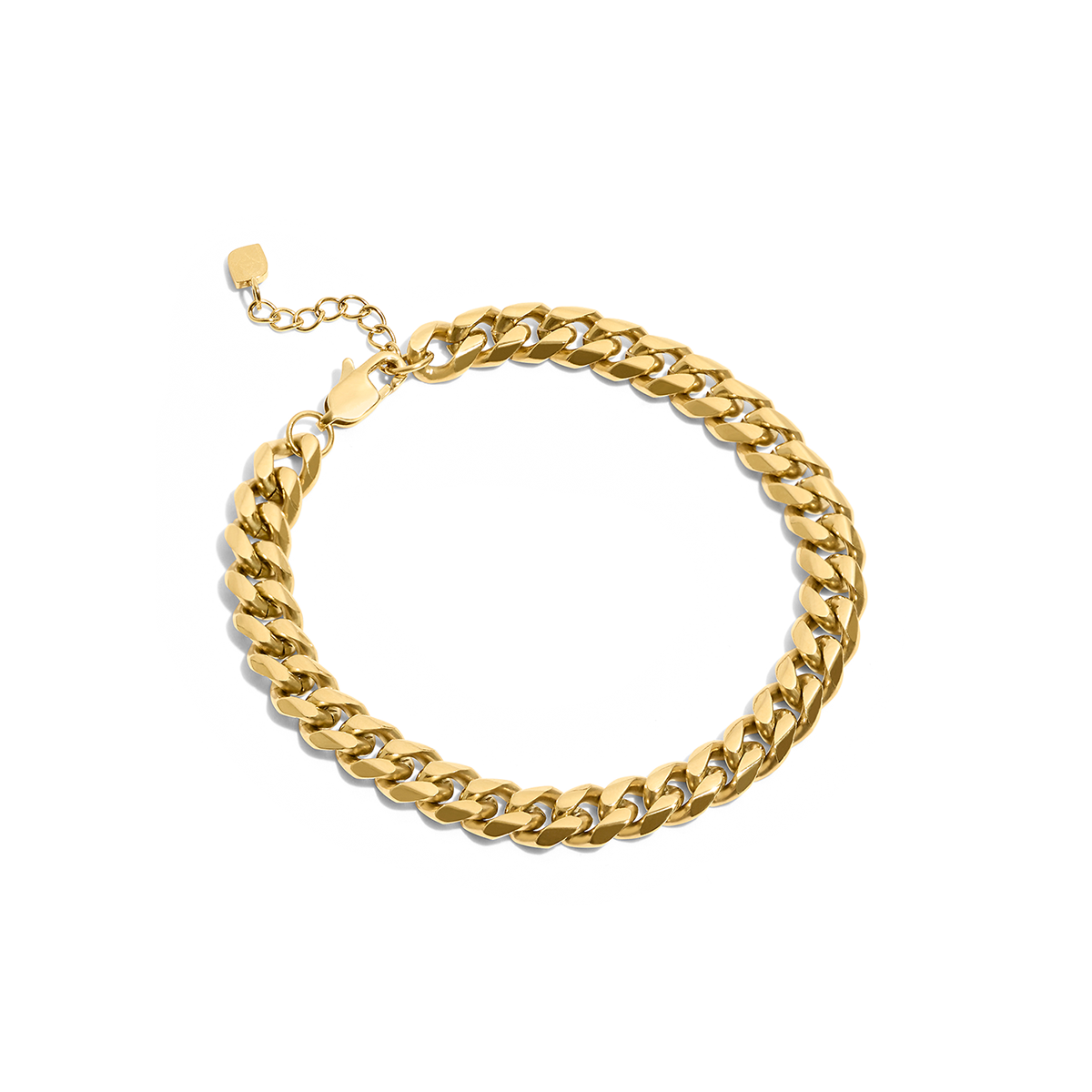 Curb Chain Bracelet (Gold)