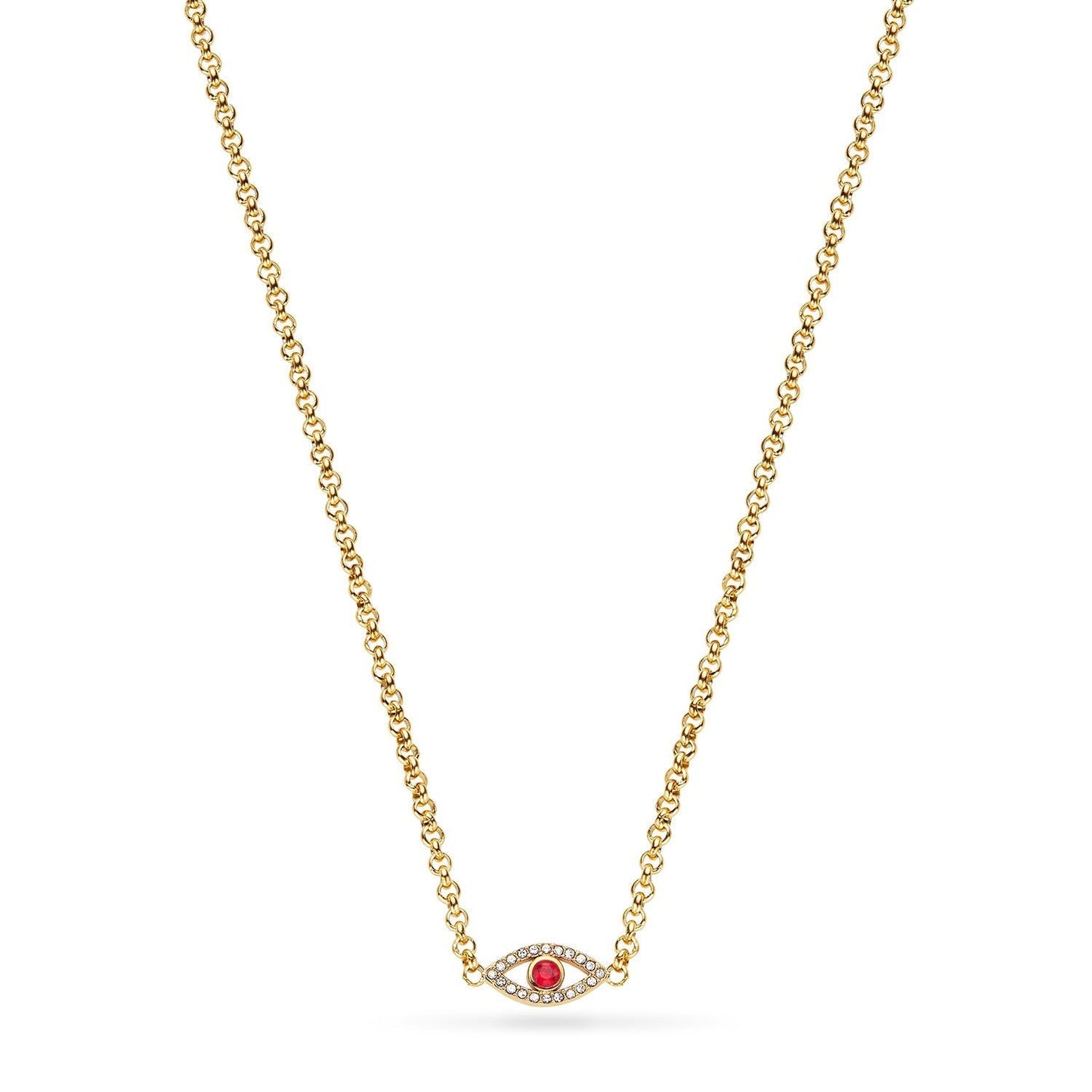 Custom Evil Eye Necklace (Gold)