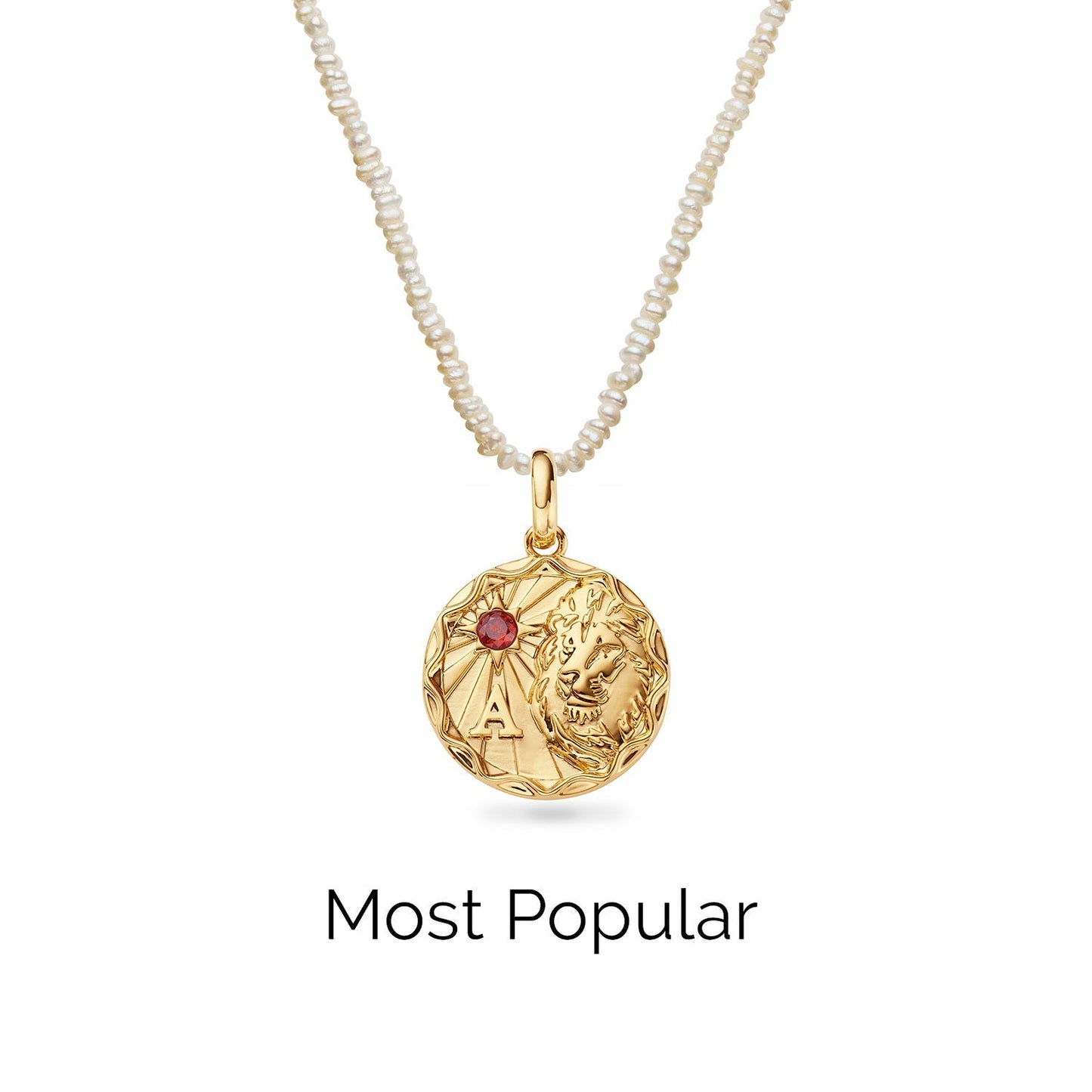 Layering Mini Pearl Beaded Chain Necklace (Gold)