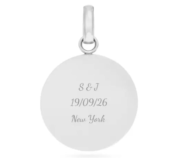 Lucky Sixpence Coin Necklace (Silver)
