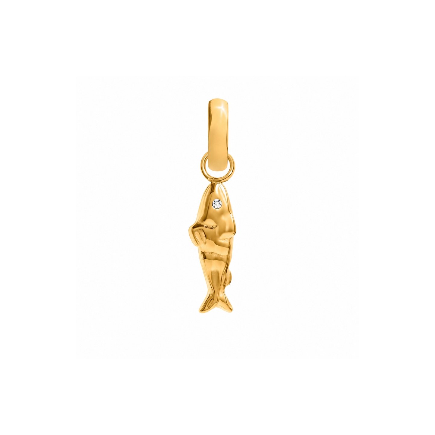 Ocean Charms Sardine Pendant (Gold)