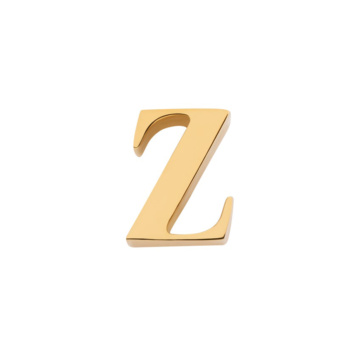 Initial Necklace Charm (Gold)
