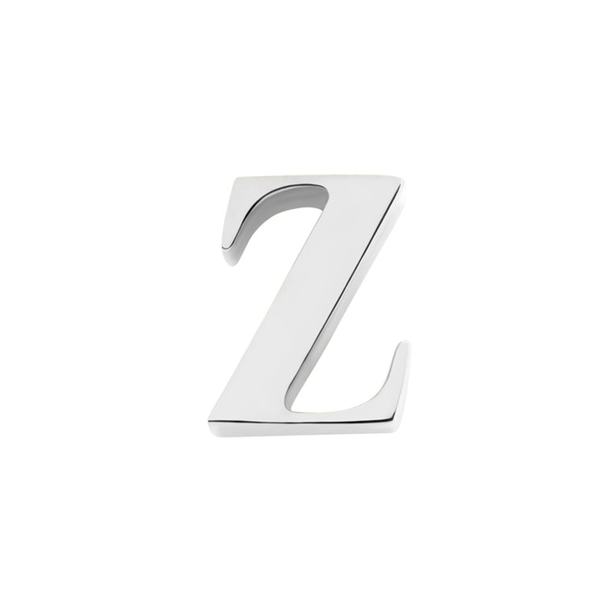 Initial Necklace Charm (Silver)