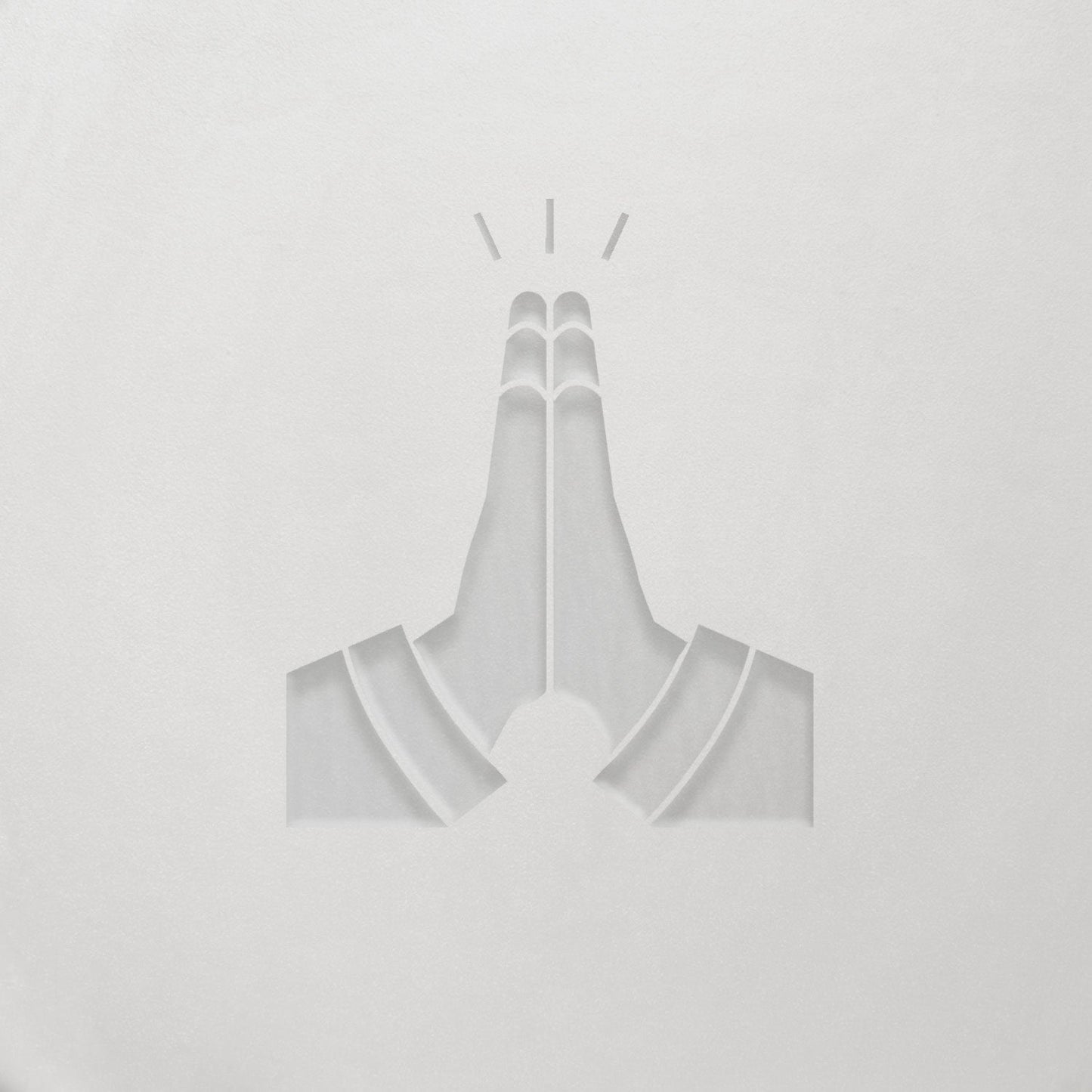 Stamped - Praying Hands Icon