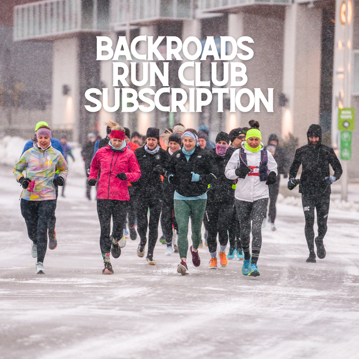 BackRoads Run Club Monthly Subscription