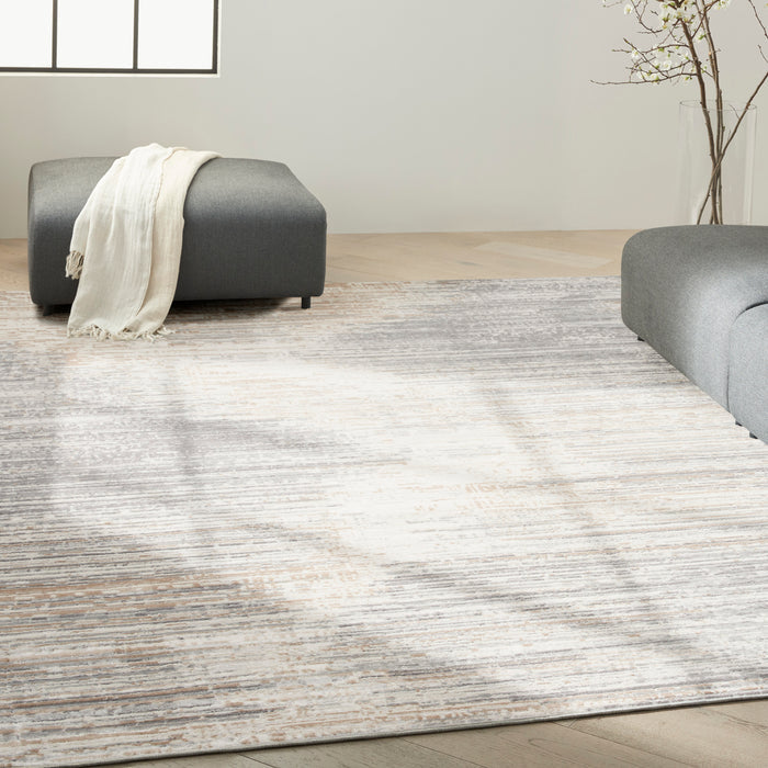 The Rug Corner Calvin Klein CK011 Verdant VRD01 IVGRY Area Rugs