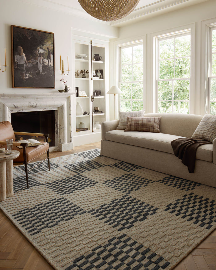 The Rug Corner Chris Loves Julia x Loloi Chris Loves Julia - Bradley Beige / Midnight Area Rug