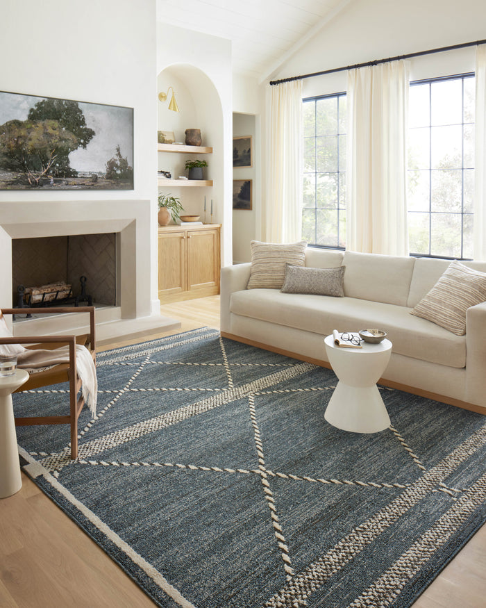 The Rug Corner Loloi II Fabian Denim / Charcoal