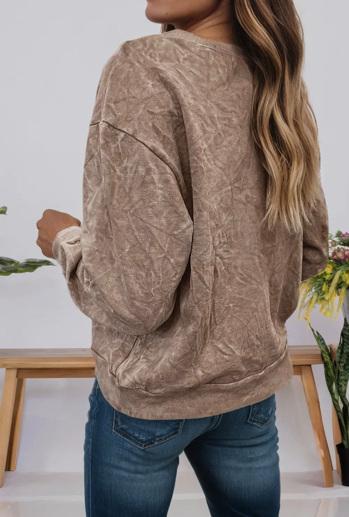 The Saved by Grace Western Mineral Wash Pullover (up to 4X)
