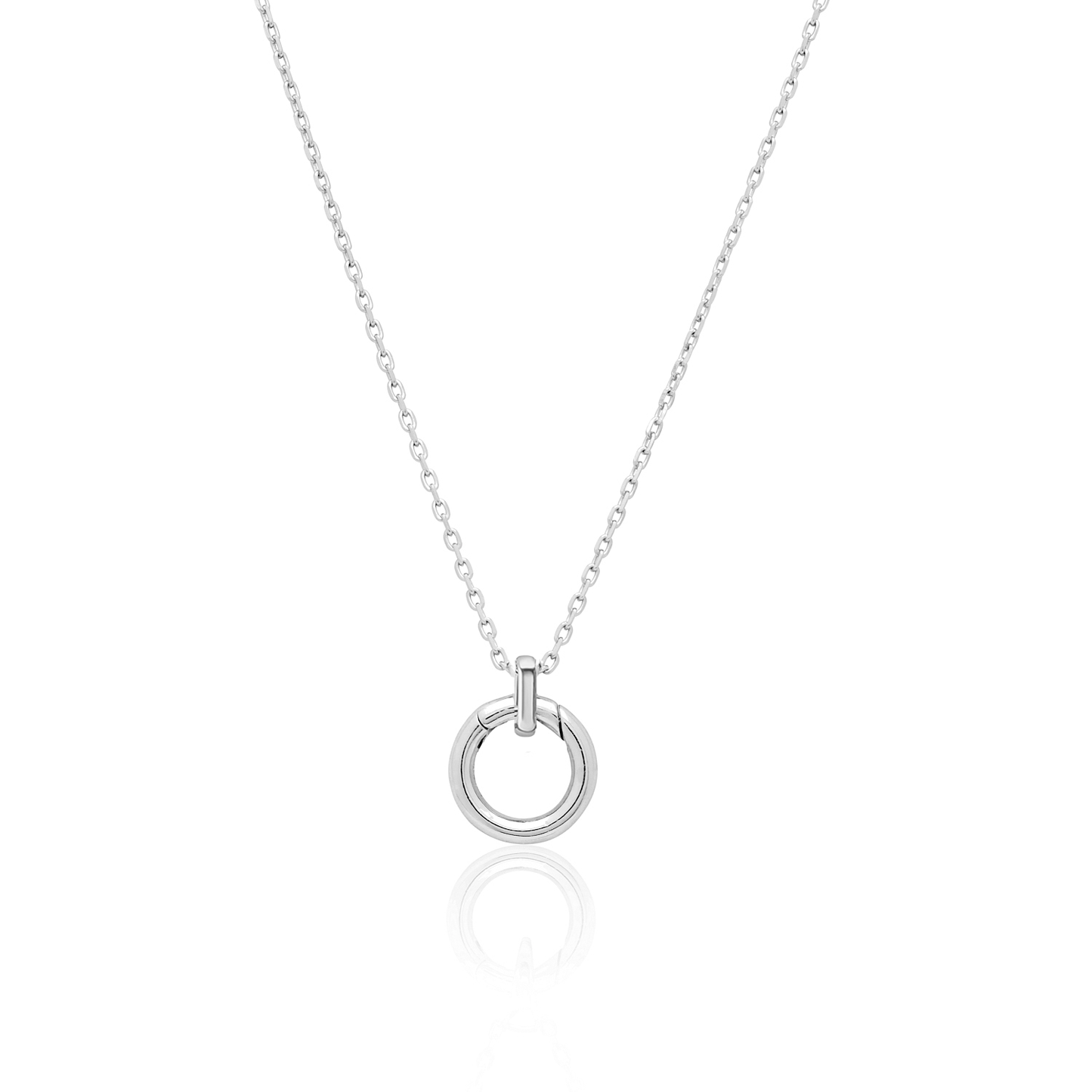 Stories Multi Pendant Necklace (Silver)