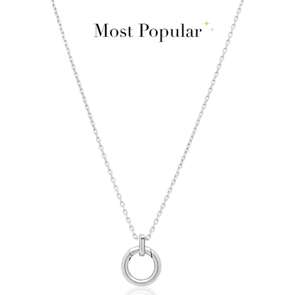 Stories Multi Pendant Necklace (Silver)