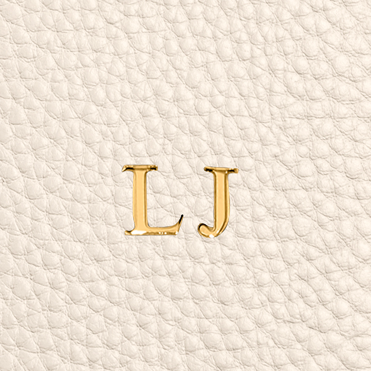 Leather Vanity Bag (Ivory)
