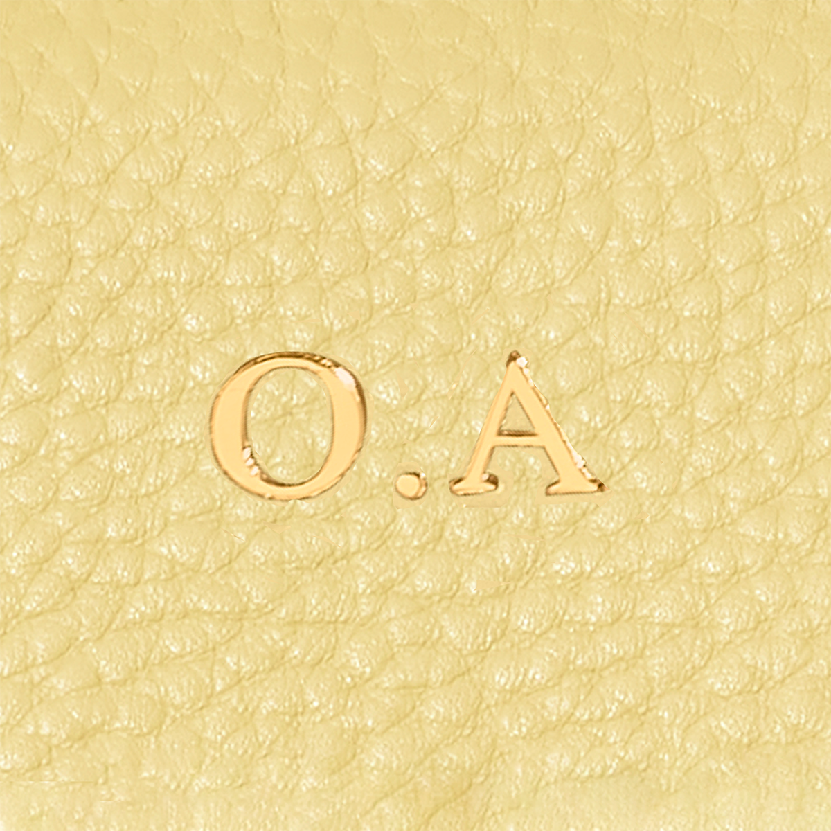 Small Vanity Cosmetic Bag (Butter Yellow)