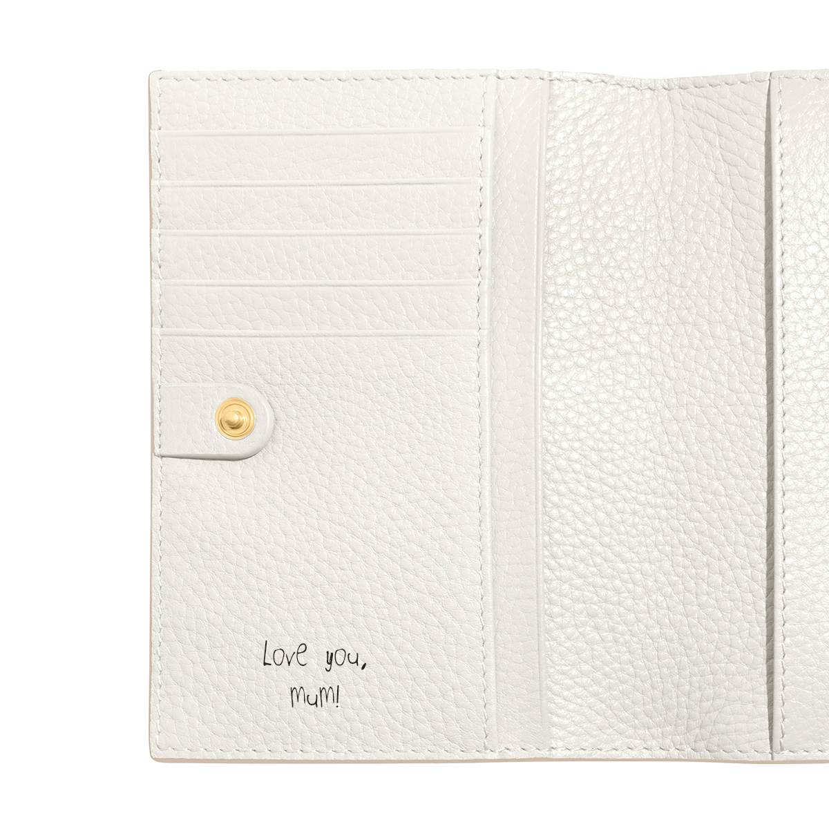 Leather Passport Holder (Ivory)