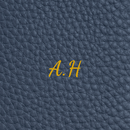 Leather Card Holder (Navy)