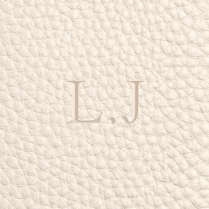 Leather Vanity Bag (Ivory)