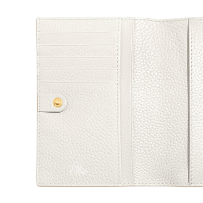 Leather Passport Holder (Ivory)