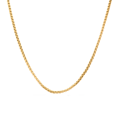 Box Chain Necklace (Gold)