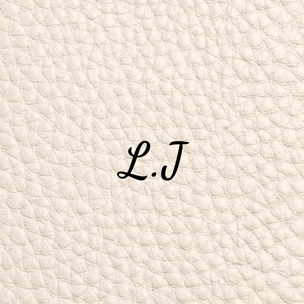 Leather Vanity Bag (Ivory)