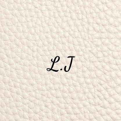 Leather Vanity Bag (Ivory)