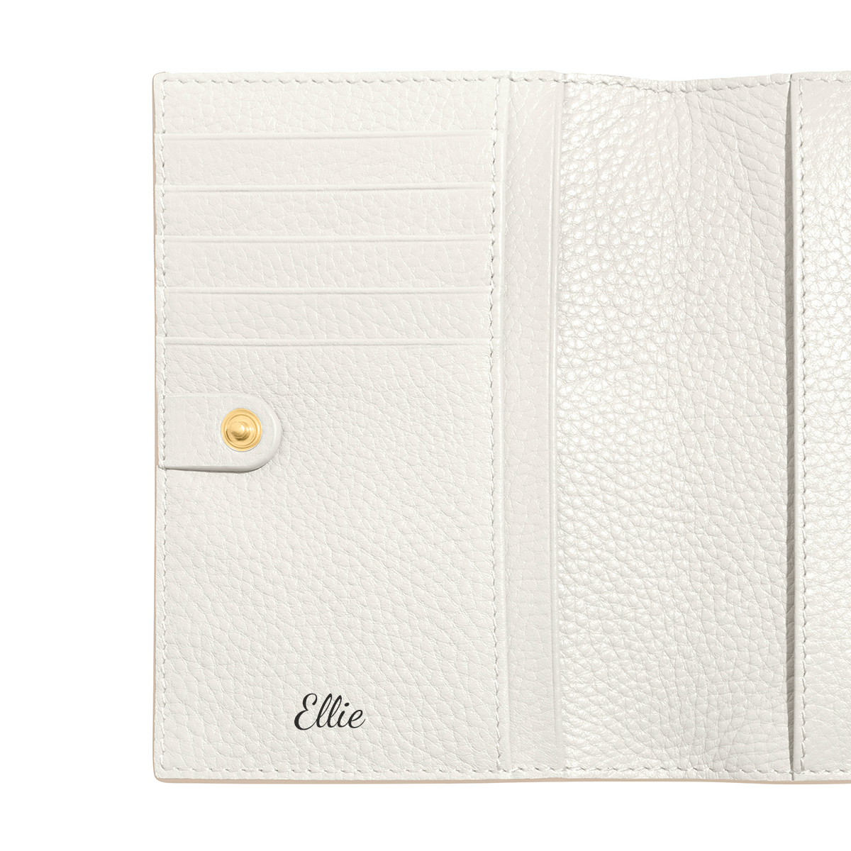 Leather Passport Holder (Ivory)