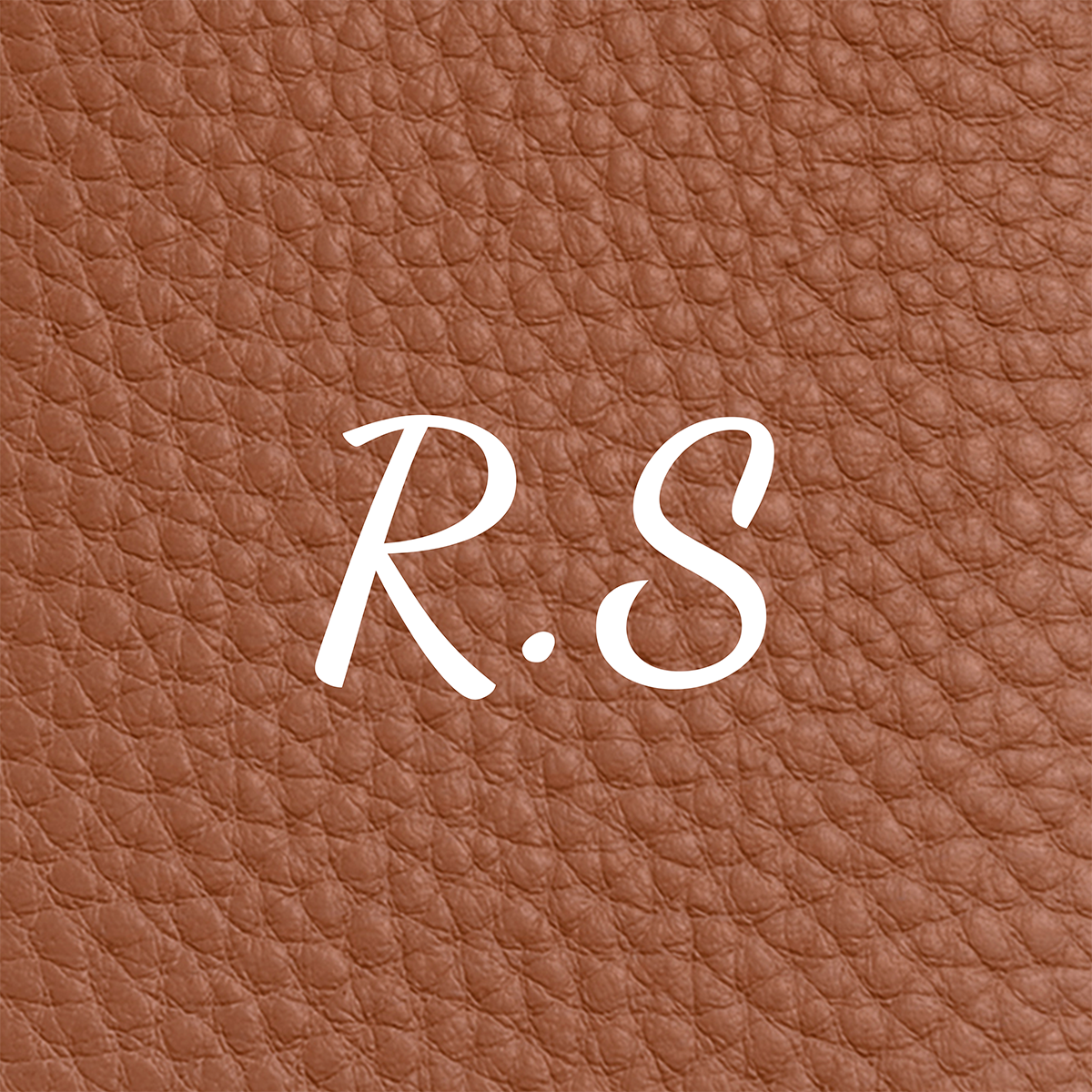 Leather Luggage Tag (Tan)