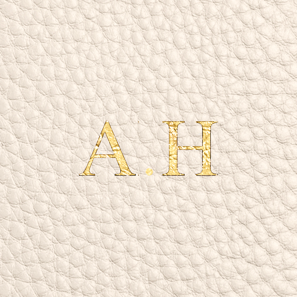 Leather Clutch Pouch (Ivory)