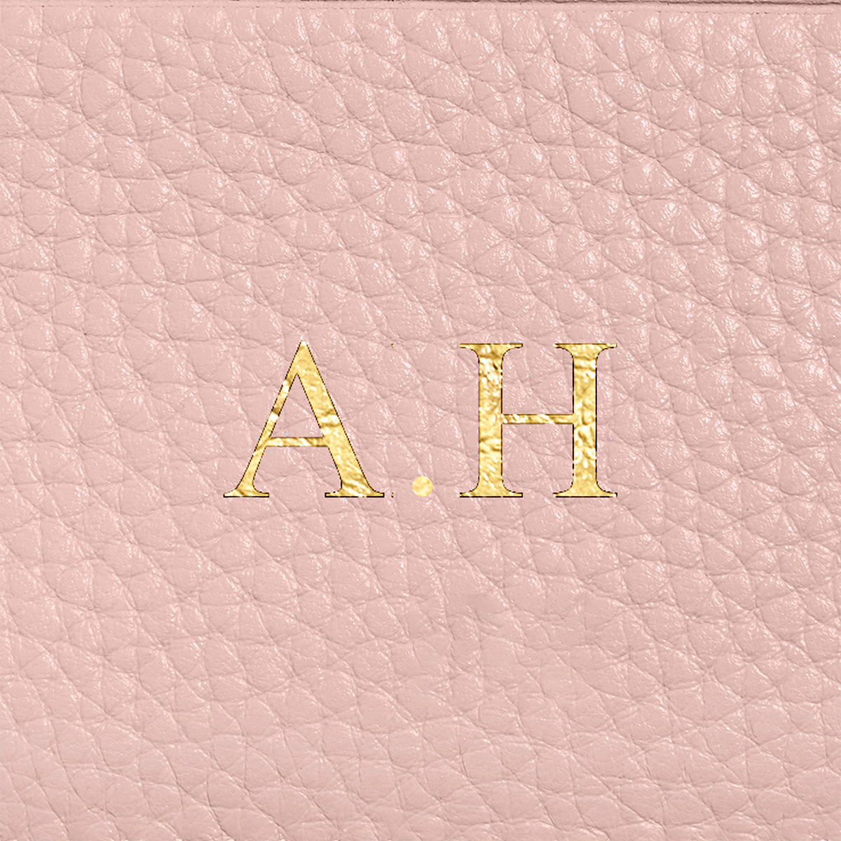 Leather Heart Keyring (Blush Nude)