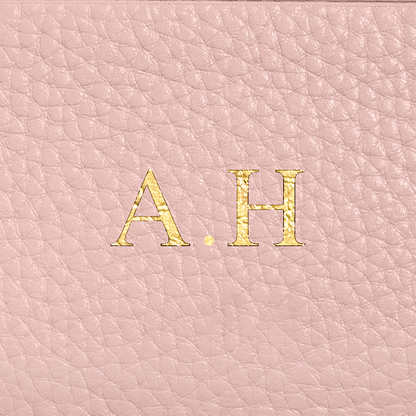Leather Card Holder (Blush Nude)