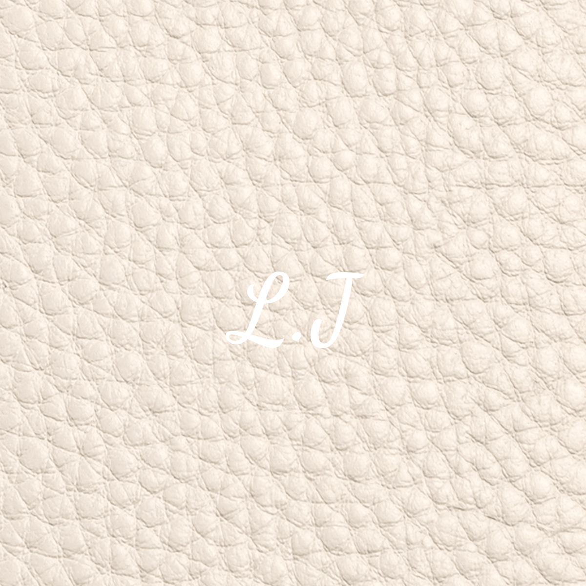 Leather Vanity Bag (Ivory)