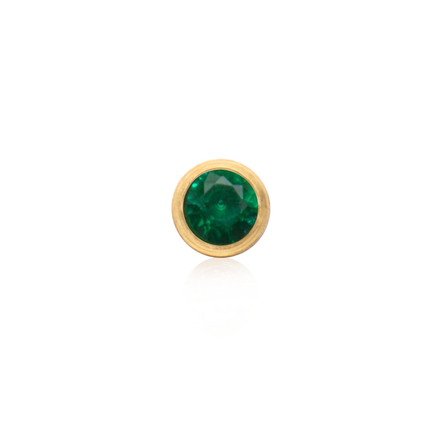 Double Initial Icon - Birthstone (Gold)