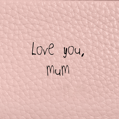 Large Leather Jewellery Box (Blush Nude)