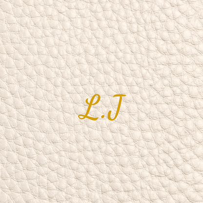 Leather Vanity Bag (Ivory)