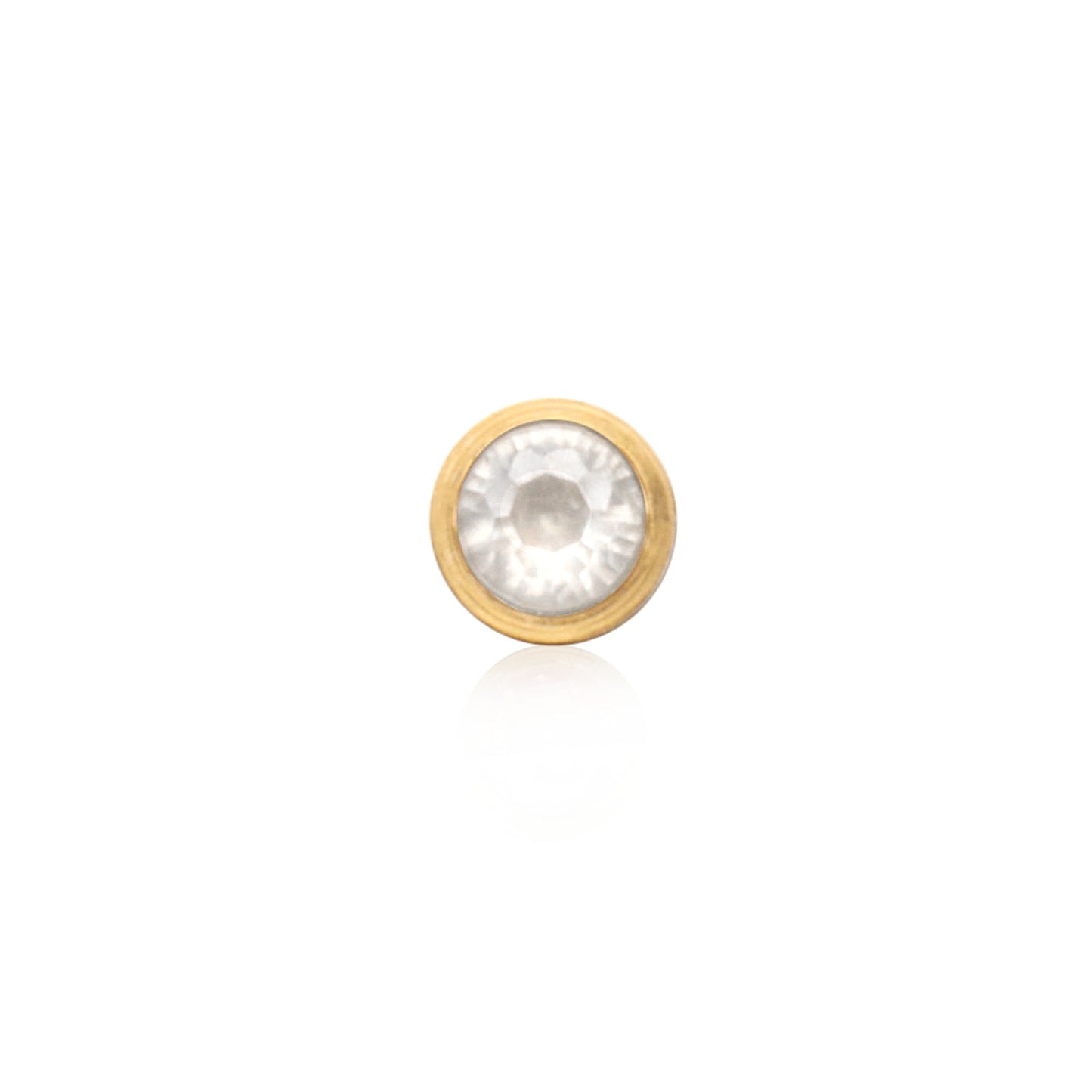 Double Initial Icon - Birthstone (Gold)