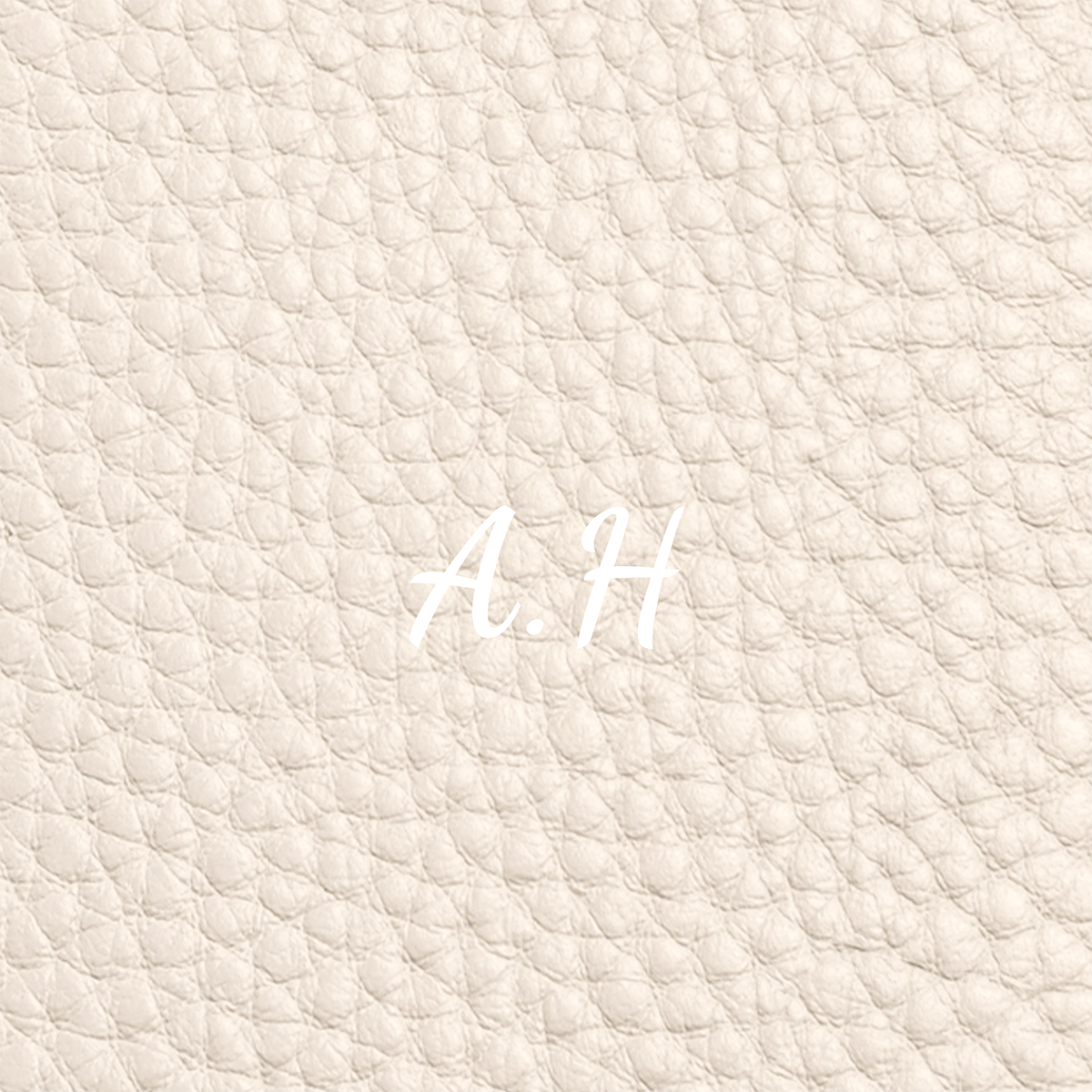 Leather Luggage Tag (Ivory)