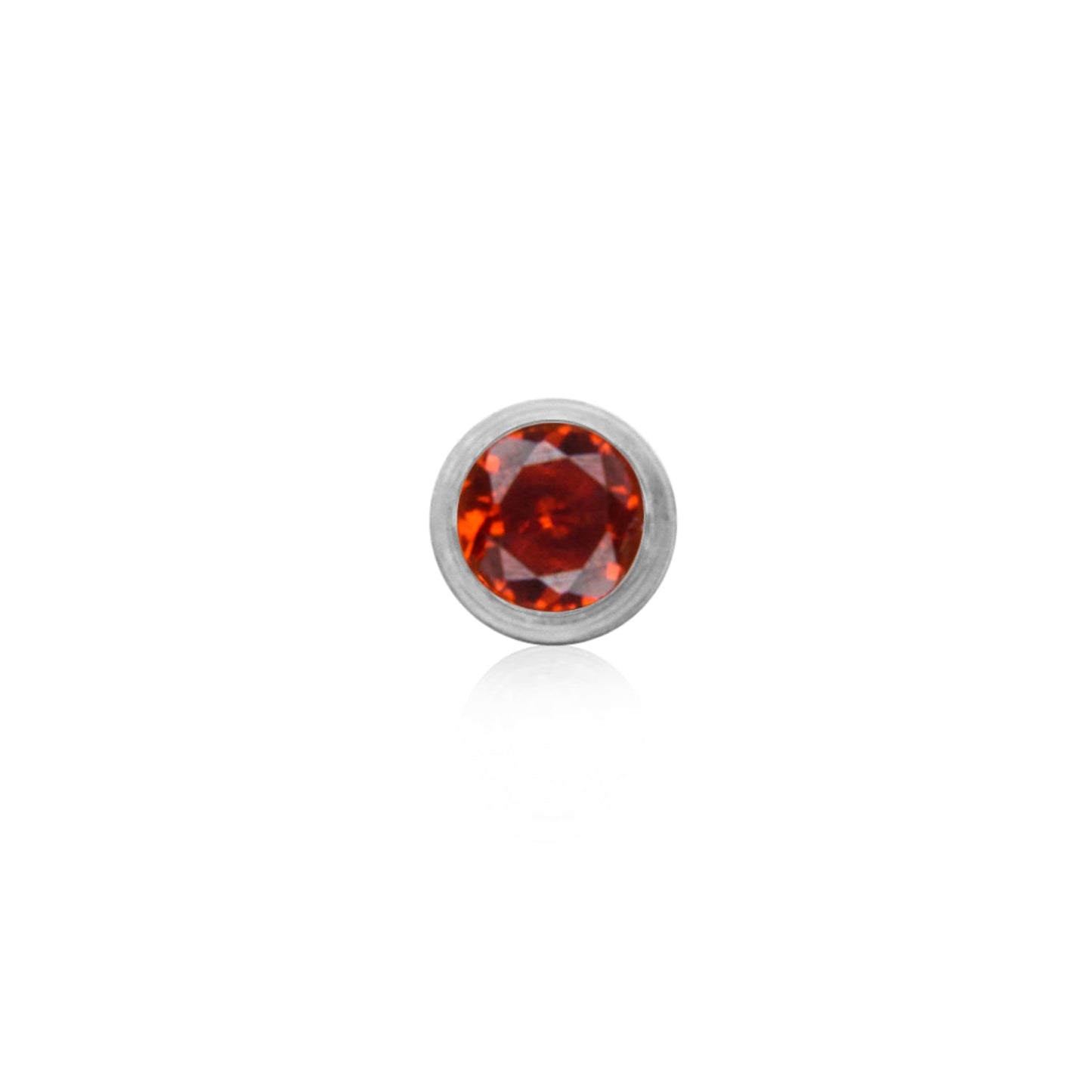Stamped - Crystal Heart Birthstone