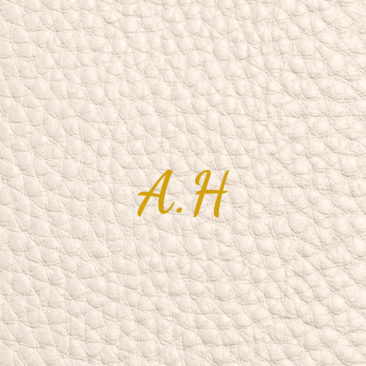 Leather Clutch Pouch (Ivory)