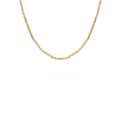 Layering Box Chain Necklace (Gold)