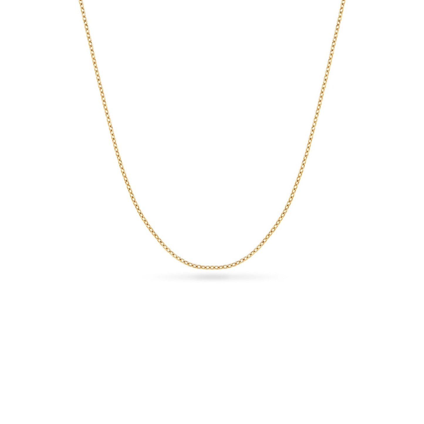 Layering Fine Chain Necklace 14-16 in (Gold)