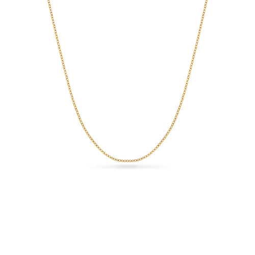 Layering Fine Chain Necklace 14-16 in (Gold)